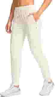 Calça jogger feminina com bolsos com zíper, calça de moletom de corrida afunilada para mulheres lounge, corrida