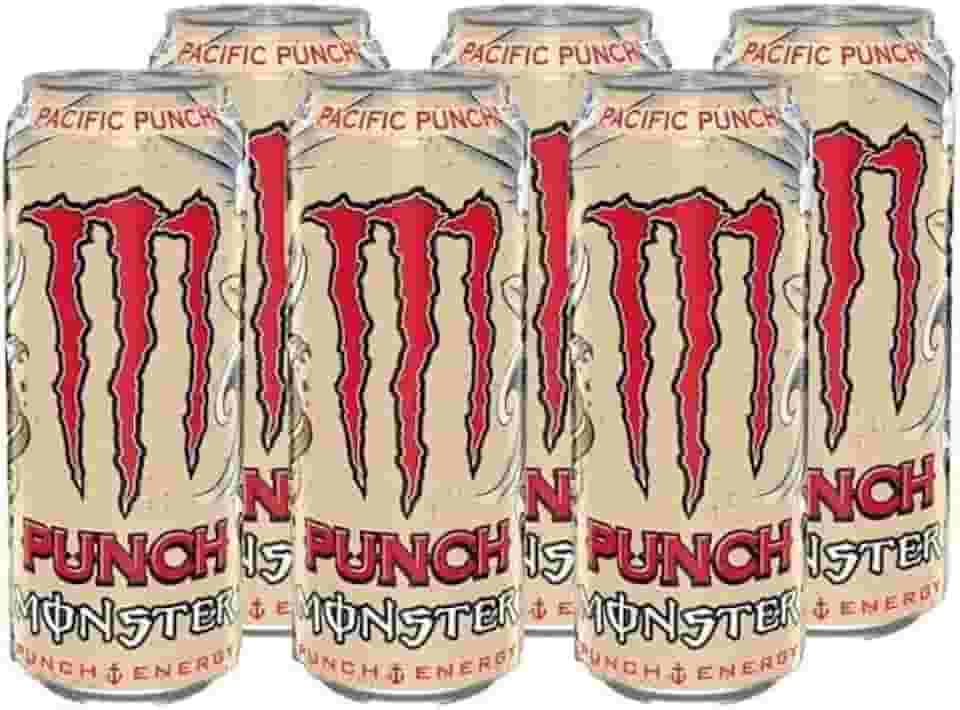 Pack de Energético Monster Pacific Punch lata 473ml 6 unidades