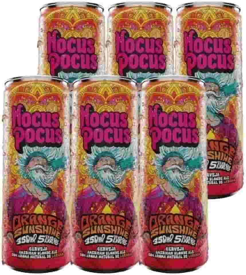 Cerveja Hocus Pocus Orang Sunsh Lata 350ml - 6 Unidades