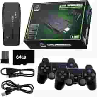Vídeo Game Retrô Game Stick Lite 4k Hdmi 64gb 20.000 Mil Jogos Com 2 Controles Sem Fio
