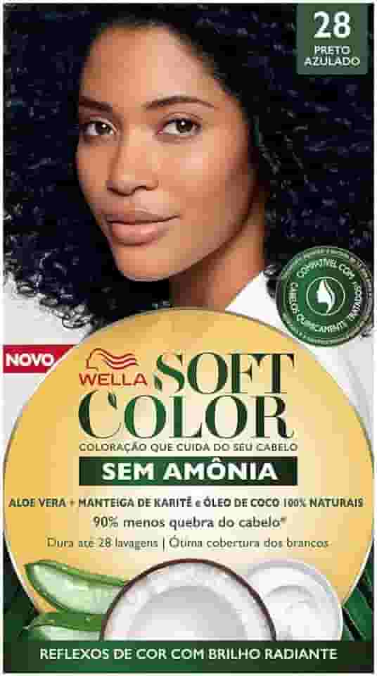 Soft Color Tinta De Cabelo Preto Azulado 28 Preto Azulado 28