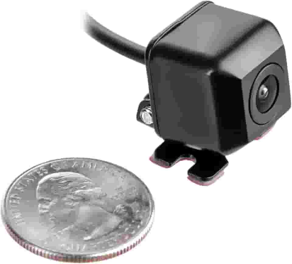 SONICELECTRONIX A Menor Câmera De Ré Universal Metal Para Carro Do Mundo. Minicâmera À Prova D'Água Alta Resolução 170°