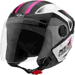 CAPACETE ABERTO PRO TORK NEW LIBERTY 3 PRO BRILHANTE PRETO – ROSA TAM. 58