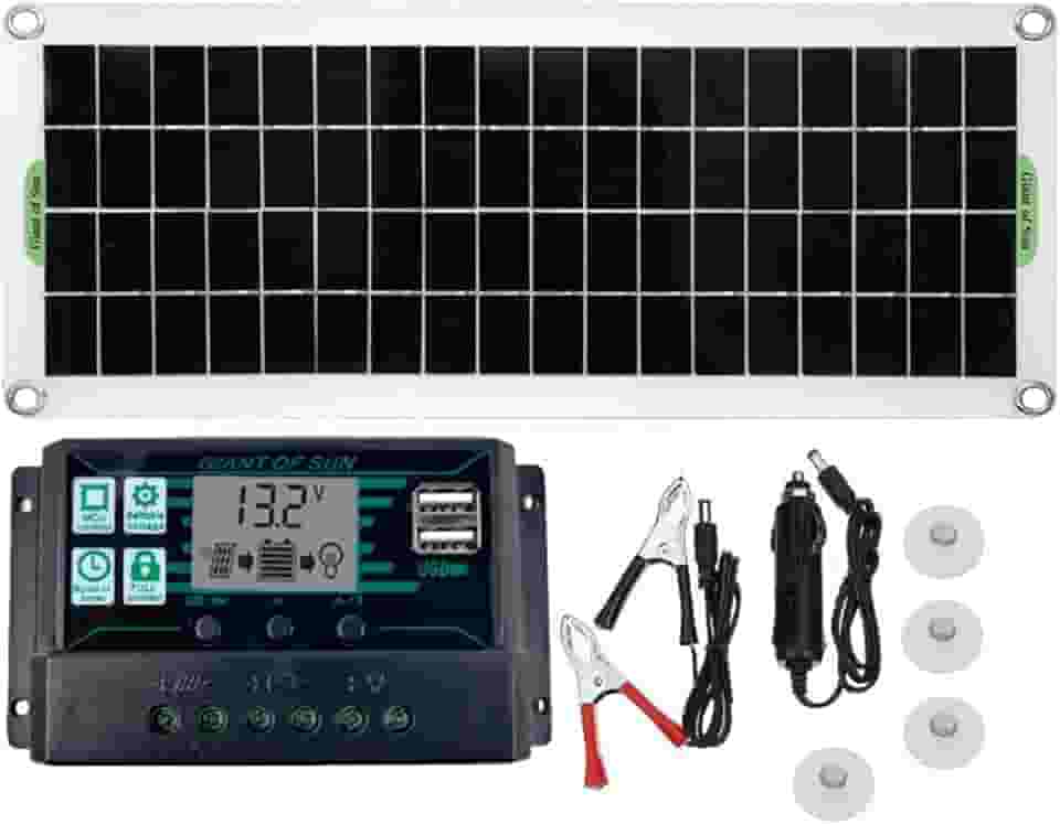 1000W Watt Solar Panel Kit, Módulo Solar de Alta Eficiência para RV Trailer Camper Marine Off Grid Phone Camping ao ar livre Caminhadas Pesca Ciclismo