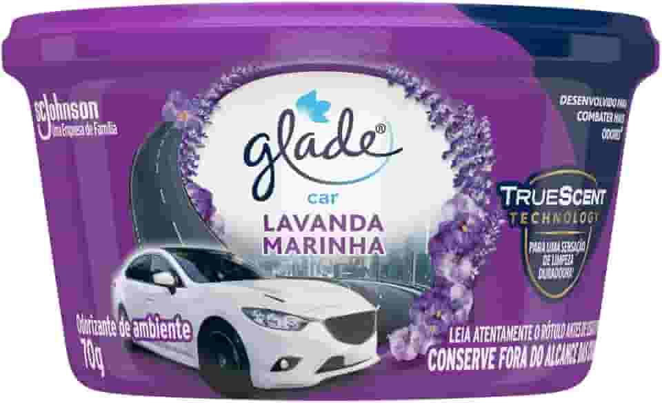 Glade Aromatizador Gel Car Lavanda Marinha 70g