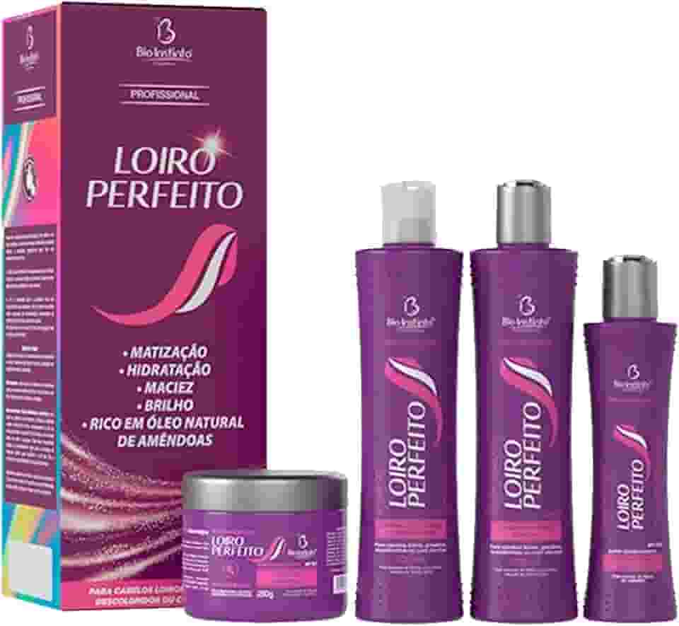 KIT CAPILAR LOIRO PERFEITO MATIZAÇÃO HIDRATAÇÃO BIO INSTINTO