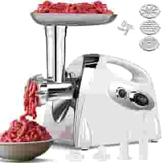 Gavzrt Moedor de Carne Elétrico 220v, Maquina de Moer Carne, Máquina Moer, Moedor de Carne Elétrico de Aço Inoxidável