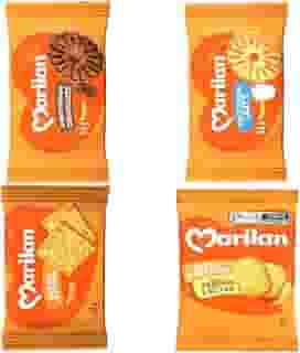Kit 100 Sachês Biscoitos Marilan Sabores Sortidos