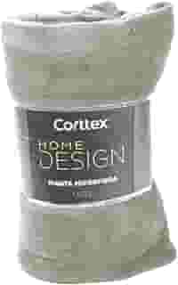 Cobertor Microfibra Casal King Manta Coberta Corttex Home Design Antialérgico Super Macio 2,20x2,40 (Cinza)