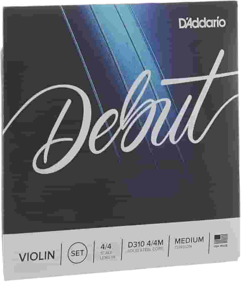Encordoamento Para Violino Tensão Média D'Addario Bowed Debut D310 4/4M