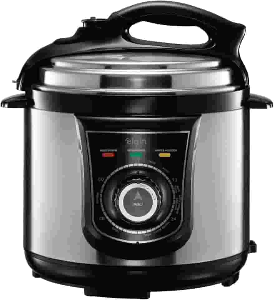 Panela de Pressão Elétrica Elgin 4 Litros Segura e Prática 840W 110V