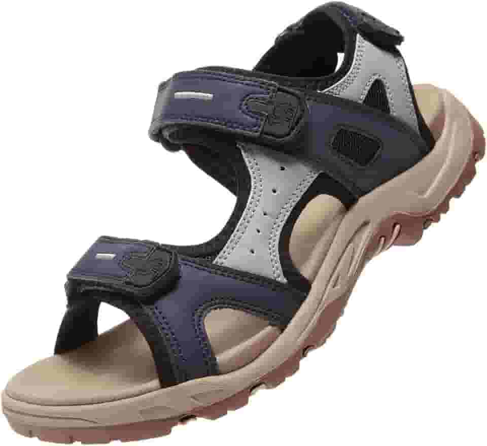 Sandálias esportivas femininas confortáveis à prova d'água para caminhadas, praia, água com suporte de arco