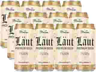 Pack 12un Cerveja Läut Montesa Pilsen Puro Malte Lata 473ml