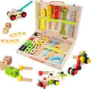 Ferramentas Madeira Construção Kits Infantil Montessori Brinquedos