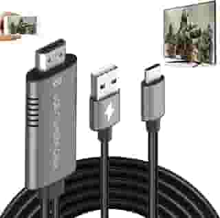 TASUMATO Adaptador Hdmi Usb Tipo C Cabo Mhl 4K Hd Vídeo Conversor Digital Cabo Espelho Carregamento para Imac Macbook Samsung Laptop Galaxy S21 S20 S10 S9 S8 Note 20 10 Lg G8 G5 Telefone Android Para