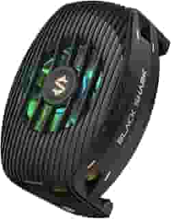 Black Shark Cooler Magnético para Celular, Ventilador de Resfriamento RGB Portátil, Leve, Compatível com Smartphones Android/iPhone, Switches, iPads, Laptops, Preto