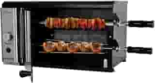 Titan Eletro, Churrasqueira de Bancada a Gás com 2 Espetos Stand GLP 127V Titan
