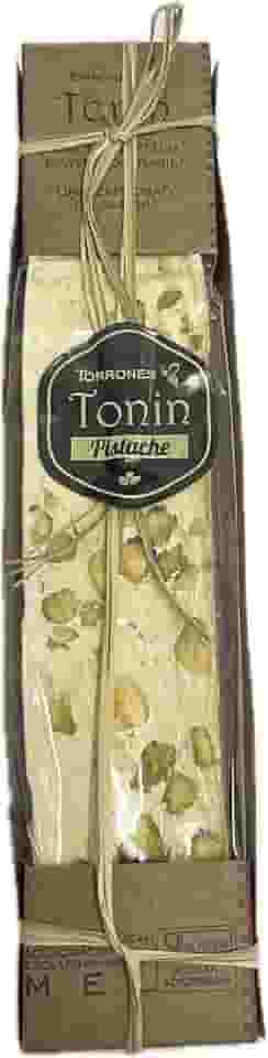 Torrones Tonin Torrone Artesanal de Pistache, Sem Conservantes, Doce Italiano Premium, 100g