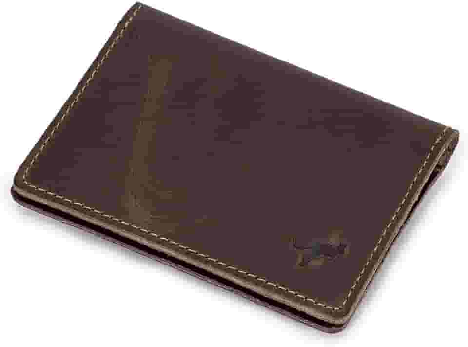 Carteira Masculina Porta Cartão Slim Couro Bovino