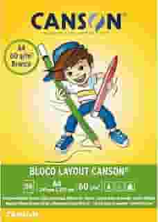 Bloco Técnico A4 60g/m², Canson, 66667074, Layout, 50 Folhas