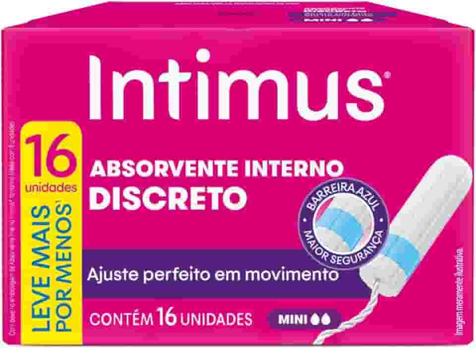 Intimus Absorvente Interno Mini, 16 Unidades
