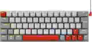 TECLADO MECÂNICO GAMER PCYES KUROMORI 60% WHITE GHOST - SWITCH BLUE - LED RAINBOW - PTKMWG60BL
