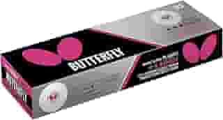 Butterfly Bolas de tênis de mesa R40+ – bola de ping pong branca de 40 mm – certificação ITTF profissional bola de tênis de mesa – pacote com 3 ou 12 unidades
