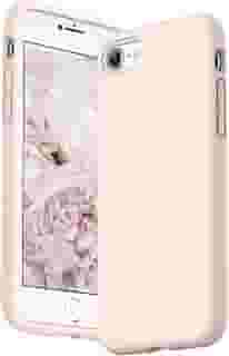 SURPHY Projetada para iPhone SE, capa para iPhone 8, capa para iPhone 7, capa de silicone líquido para iPhone se 3rd 2nd SE 2022 SE 2020, rosa claro