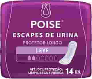 Poise® Protetor Diário para Escapes de Urina Longo Leve 14un