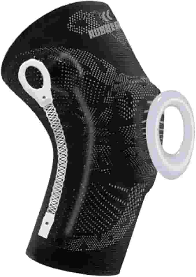 Joelheira de Compressão Profissional Snake para proteção e recuperação do joelho Premium Rubber Fit (G)