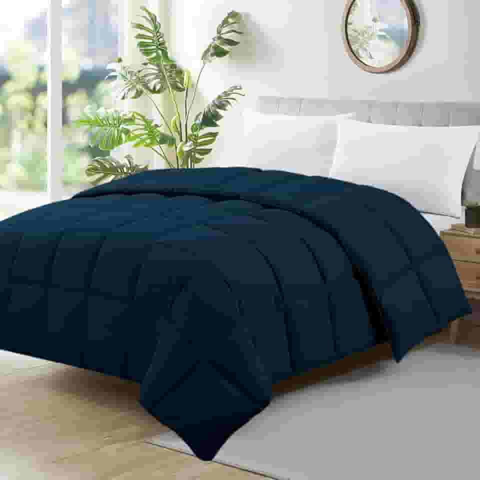 Camesa Edredom Ecopluma Toque de Pluma Queen 240x260cm - Marinho