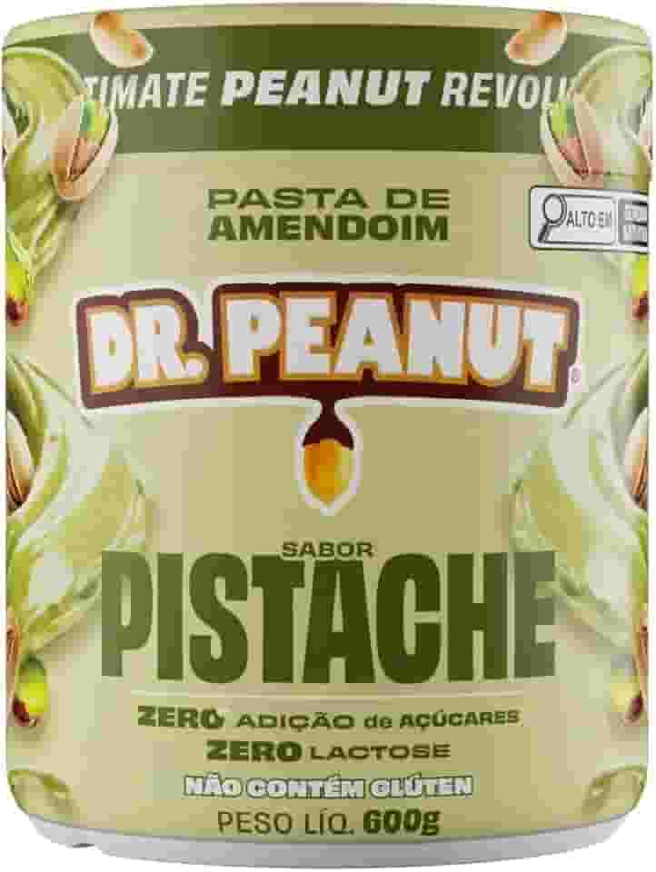DR. PEANUT PASTA DE AMENDOIM PISTACHE 600G COM WHEY PROTEIN