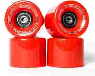 FREEDARE Rodas de skate 60 mm 83a com rolamentos e espaçadores Rodas Cruiser (pacote com 4)