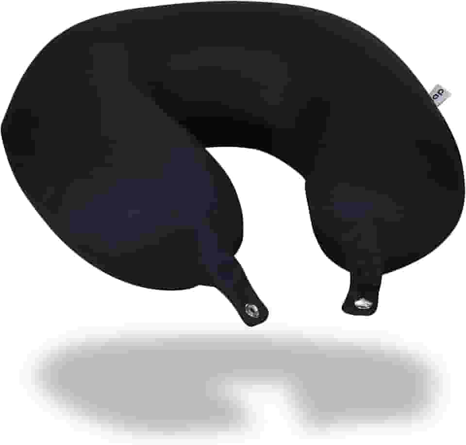 Travesseiro de pescoço para viagem Nasa Voyage Dry Preto - Linha Oficial dos Aeroportos - Nap