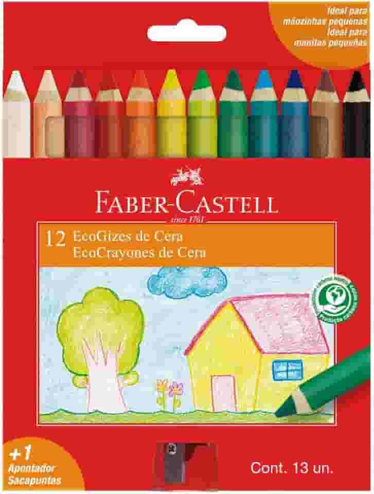 Ecogiz de Cera Faber-Castell - 12 Cores