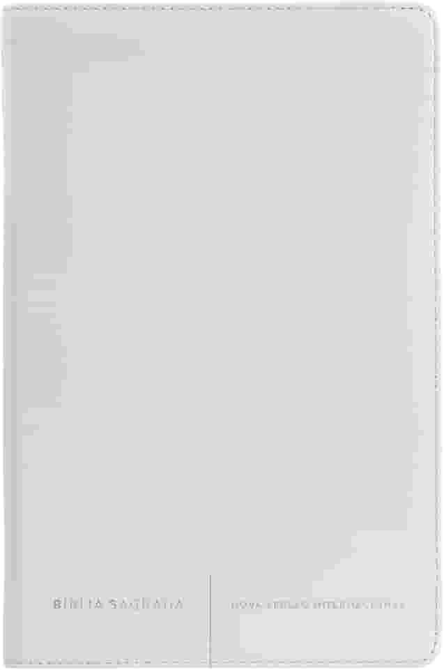 Bíblia Sagrada Slim NVI, Luxo, Capa Branca