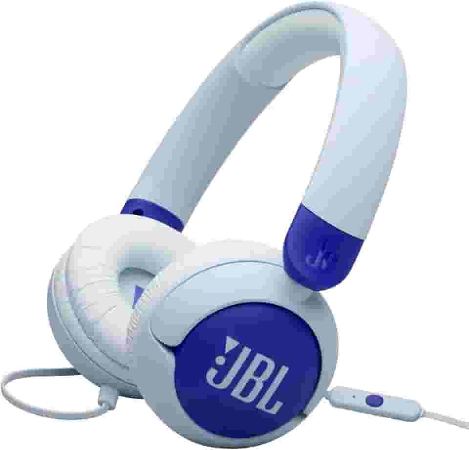 JBL Fones de ouvido auriculares Junior 320 com fio, azul