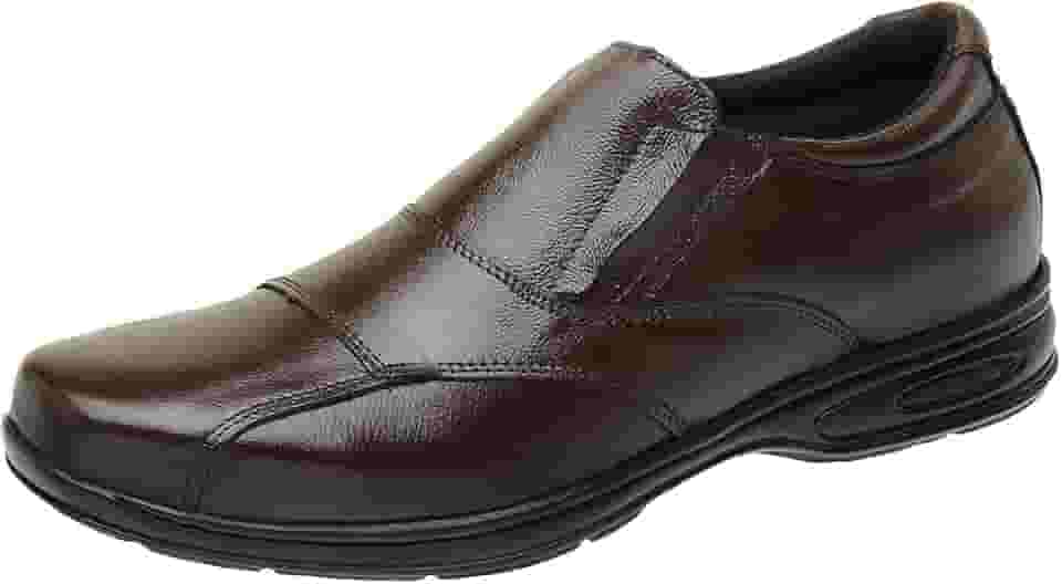 Sapato Social Couro Legítimo Anti Stress Conforto Ortopédico 5080