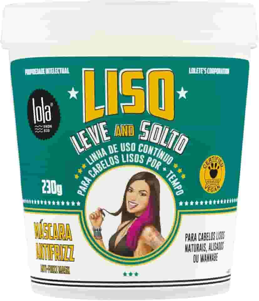 Liso Leve e Solto Máscara 230g , Lola Cosmetics