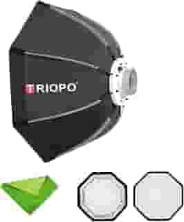 Triopo K90 Soft Box 35.4in/90cm Octagon Softbox Quick Release, Bowen Mount Umbrella Photography Softbox Modifier Light Diffuser for Bowen Mount Flash Speedlight Speedlite LED Video Light