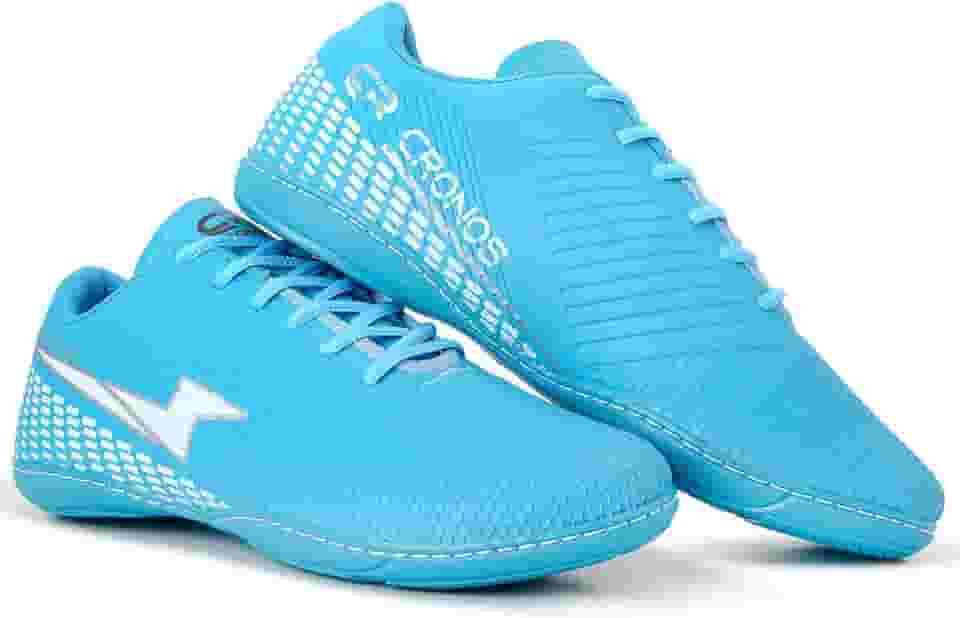 Chuteira Cronos Futsal Sola Costurada Futebol de Salão Masculino Feminino