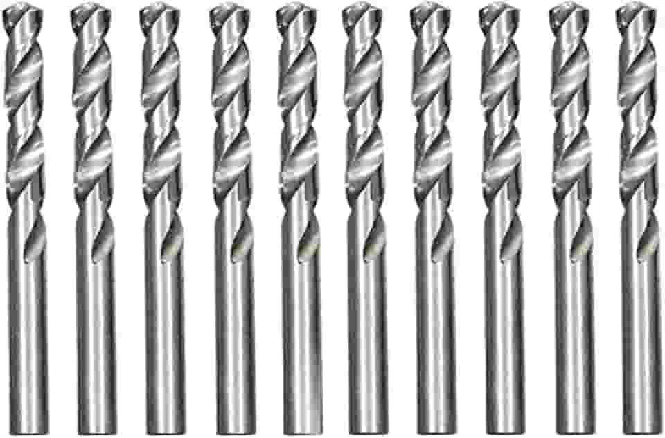 Brocas aço rápido para metal 3/32 polegadas hss 10 peças mtx