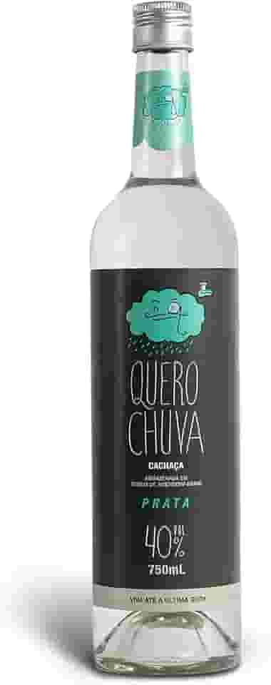 Cachaça Tradicional Prata Envelhecida Amendoim Quero Chuva 750ml