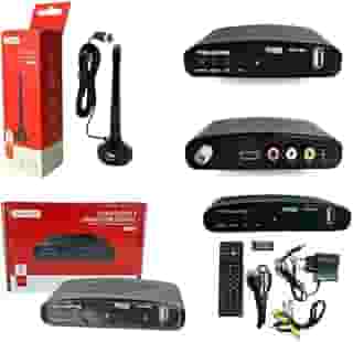 Conversor e Gravador Digital Tomate MCD-666 – Full HD 1080p, HDMI, Antena Externa Inclusa, Controle Remoto, Preto
