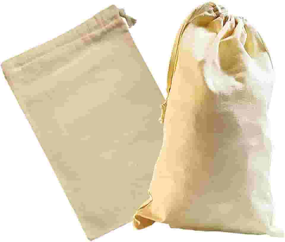 Saco Saquinho de algodão natural crú (29X47)