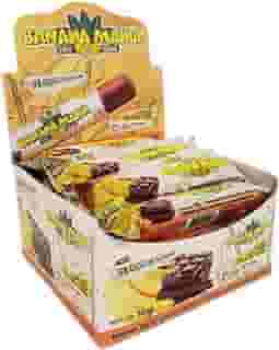 Bananinha Com Chocolate Vegano Sem Lactose Sem Glúten Sem Adição de Açúcar 20 Und de 28g - Banana Mania