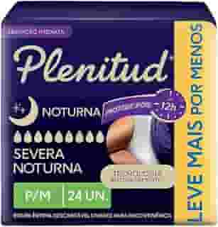 Plenitud Roupa Intima Noturna para incontinência urinaria P/M - 24 unidades