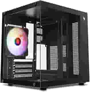 Gabinete Gamer Pichau Atom | Mini-Tower | Lateral de Vidro | Com 1 Fan | Preto | PG-ATOM-BK