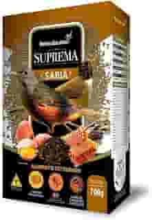 Ração Sabiá Suprema 700g Extrusada Sem Corante Super Premium Laranjeira Corrupião Pássaro Preto Com Farinha de Larvas Insetos BSF Reino das Aves