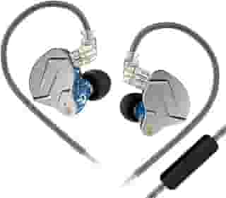 KZ ZSN PRO Fone Intra Auricular Monitor/Retorno de Palco Dual drivers (COM MICROFONE) Azul